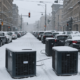 snow emergency affecting power supply in a city